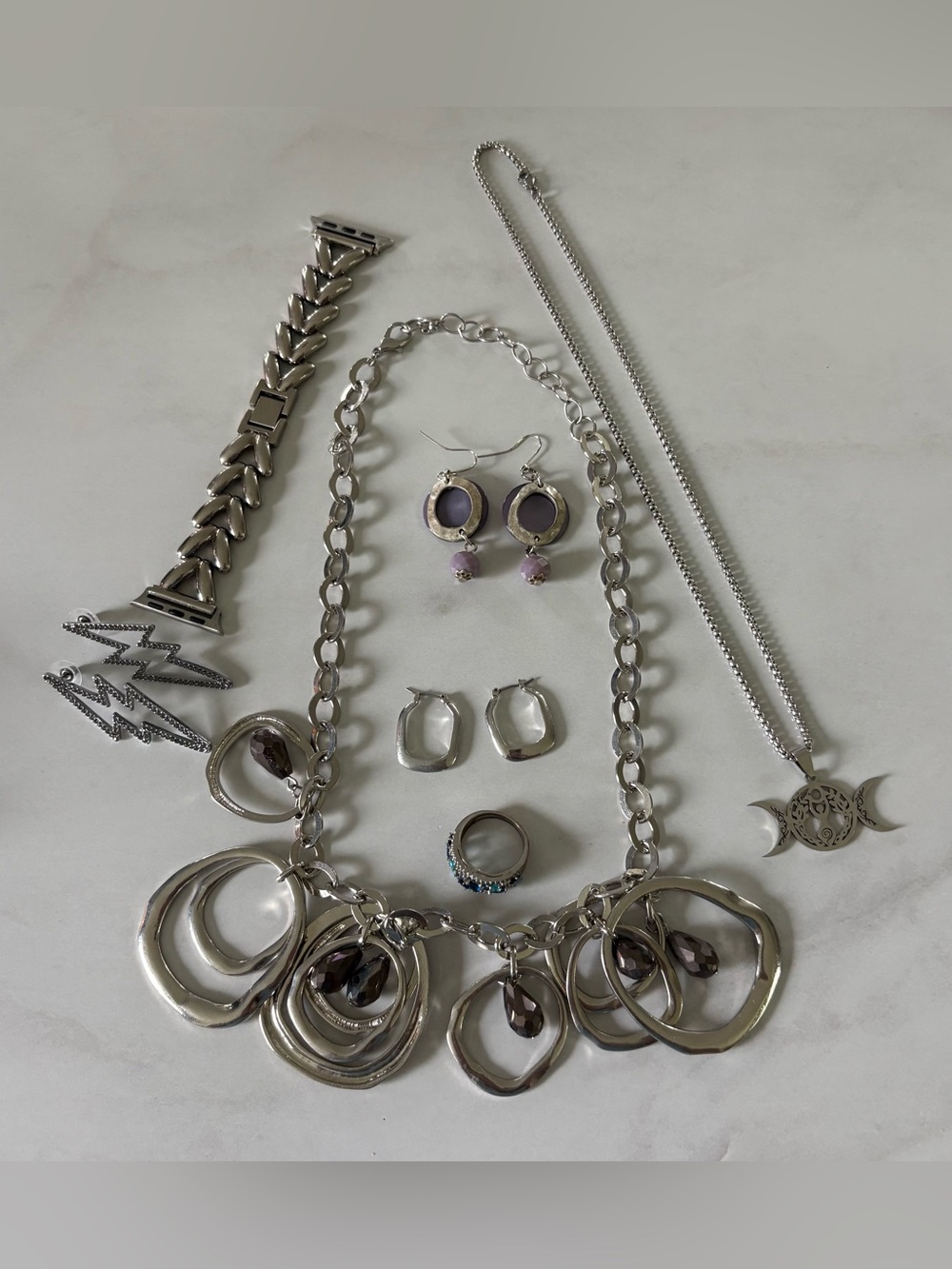 SILVER JEWELRY BUNDLE